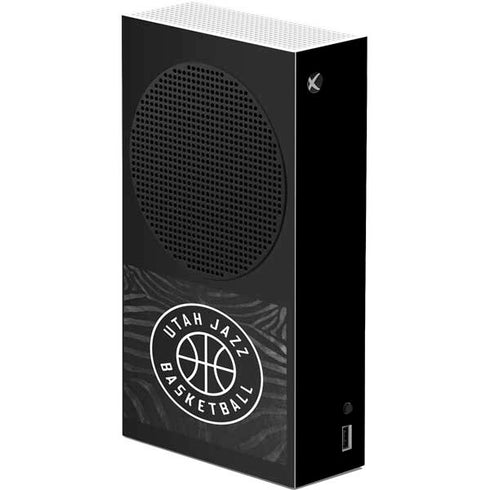 NBA Utah Jazz Black Animal Print Xbox Series S Console Skin